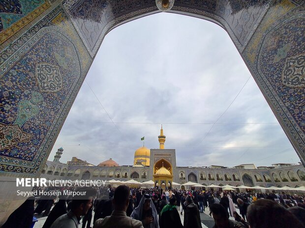 Imam Reza holy shrine on birthday anniv. of Hazrat Fatima