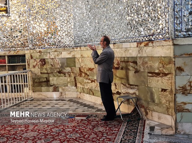 Imam Reza holy shrine on birthday anniv. of Hazrat Fatima