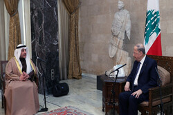 رایزنی میشل عون با وزیر خارجه کویت
