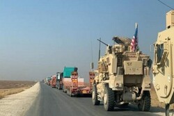 انتقال کاروان نظامیان آمریکا از حومه «الحسکه» به شمال عراق