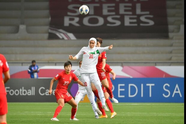 آمار دیدار دو تیم فوتبال زنان ایران و چین