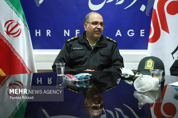 علی ولی پور گودرزی رئیس پلیس امنیت اقتصادی تهران بزرگ در خبرگزاری مهر حضور دارد