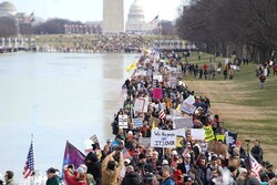 راهپیمایی بزرگ در پایتخت آمریکا علیه واکسن اجباری کرونا