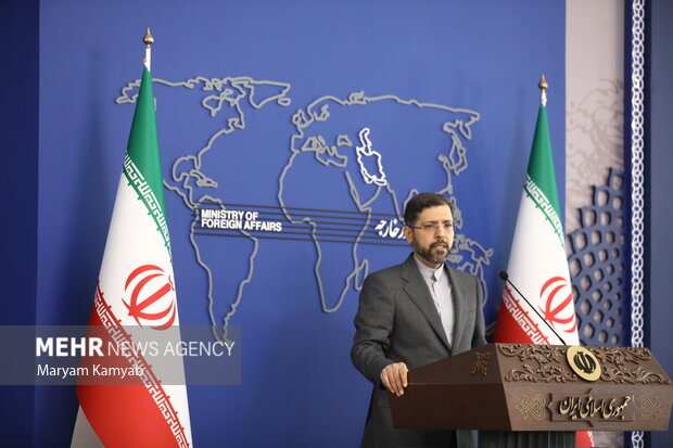 Presser of Iranian Foreign Ministry spokesman
