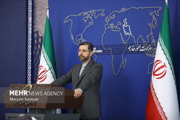 Presser of Iranian Foreign Ministry spokesman
