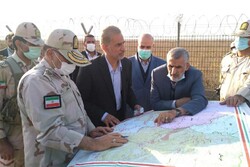 معاون امنیتی وزیر کشور از مرزهای خوزستان بازدید کرد