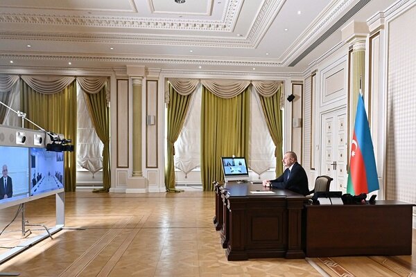 İranlı Bakan, Aliyev'le video konferans yöntemi ile görüştü