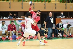 هندبال بازی ایران و بحرین