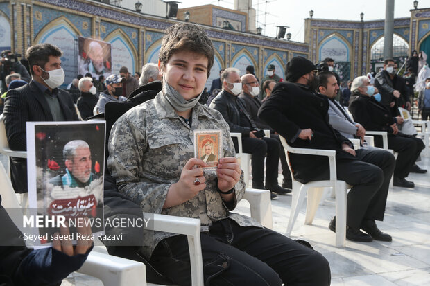 مراسم اربعین شهید حاج حسن ایرلو در  آستان مقدس امامزاده صالح (ع)  برگزار شد