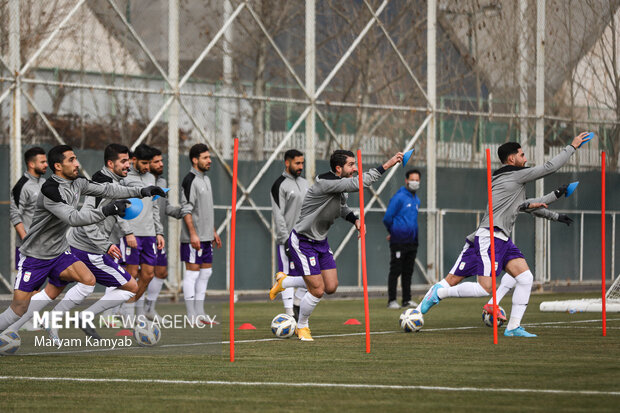 آخرین تمرین تیم ملی فوتبال ایران پیش از دیدار با عراق چهارشنبه ۶ بهمن در مرکز ملی فوتبال برگزار شد