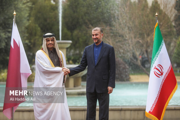 وزیر امور خارجه قطر با امیرعبداللهیان دیدار و گفتگو کرد