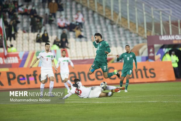 دیدار تیم های ملی فوتبال ایران و عراق 2