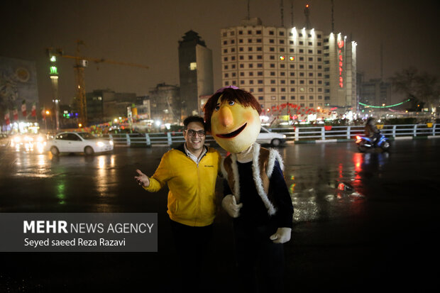 Happiness of Tehraners on victory of Iran Nat'l Football Team