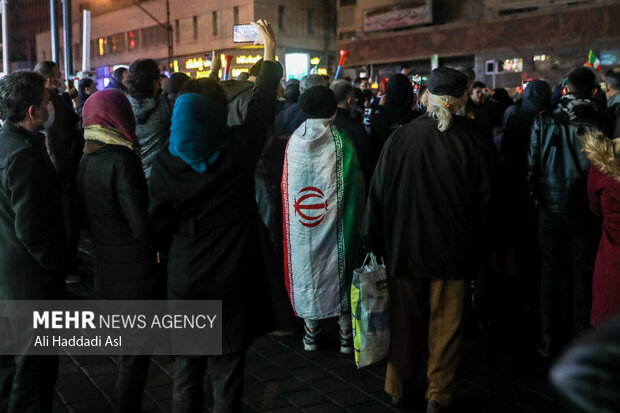 Happiness of Tehraners on victory of Iran Nat'l Football Team