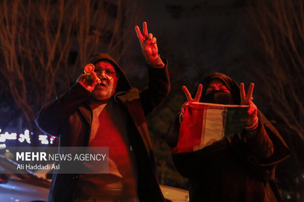 Happiness of Tehraners on victory of Iran Nat'l Football Team