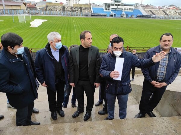 وزیر ورزش از ورزشگاه تختی انزلی بازدید کرد