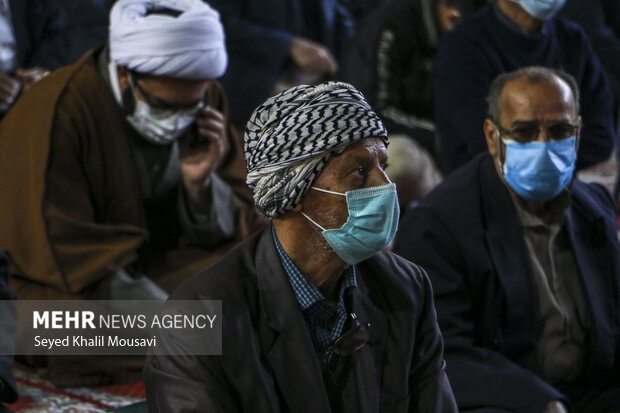 راهپیمایی نمازگزاران اهوازی در اعتراض به جنایات ائتلاف سعودی‌ در یمن