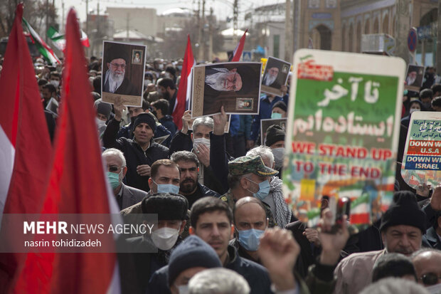راهپیمایی مردم تهران در حمایت از مردم مظلوم یمن