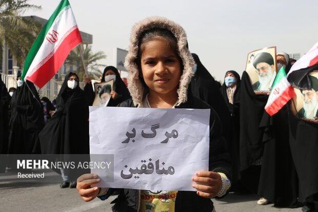 راهپیمایی مردم بوشهر در حمایت از مردم مظلوم یمن 