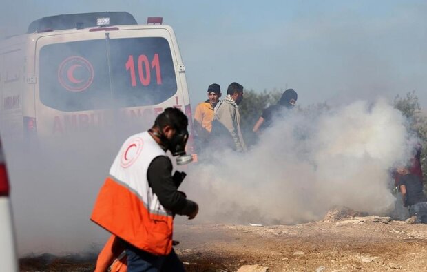 اصابة عدد من المواطنين الفلسطييين خلال مواجهات مع قوات الاحتلال الصهيوني 