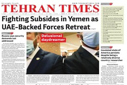 Front pages of Iran’s English dailies on January 30