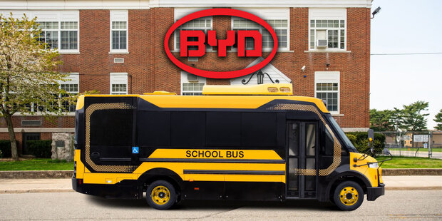 اتوبوس مدرسه برقی که از هزینه های سوخت و نگهداری می کاهد