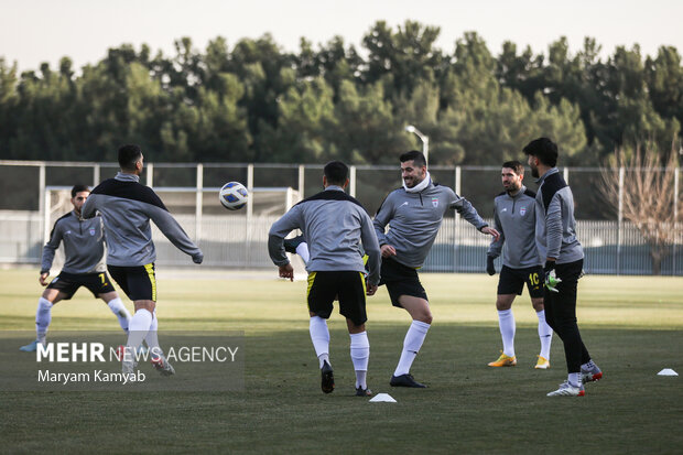 تمرین تیم ملی فوتبال ایران پیش از دیدار با امارات در مرکز ملی فوتبال برگزار شد