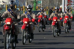 رژه موتوری نیروهای مسلح در ارومیه برگزار شد