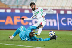 دیدار تیم های ملی فوتبال ایران و امارات-۱
