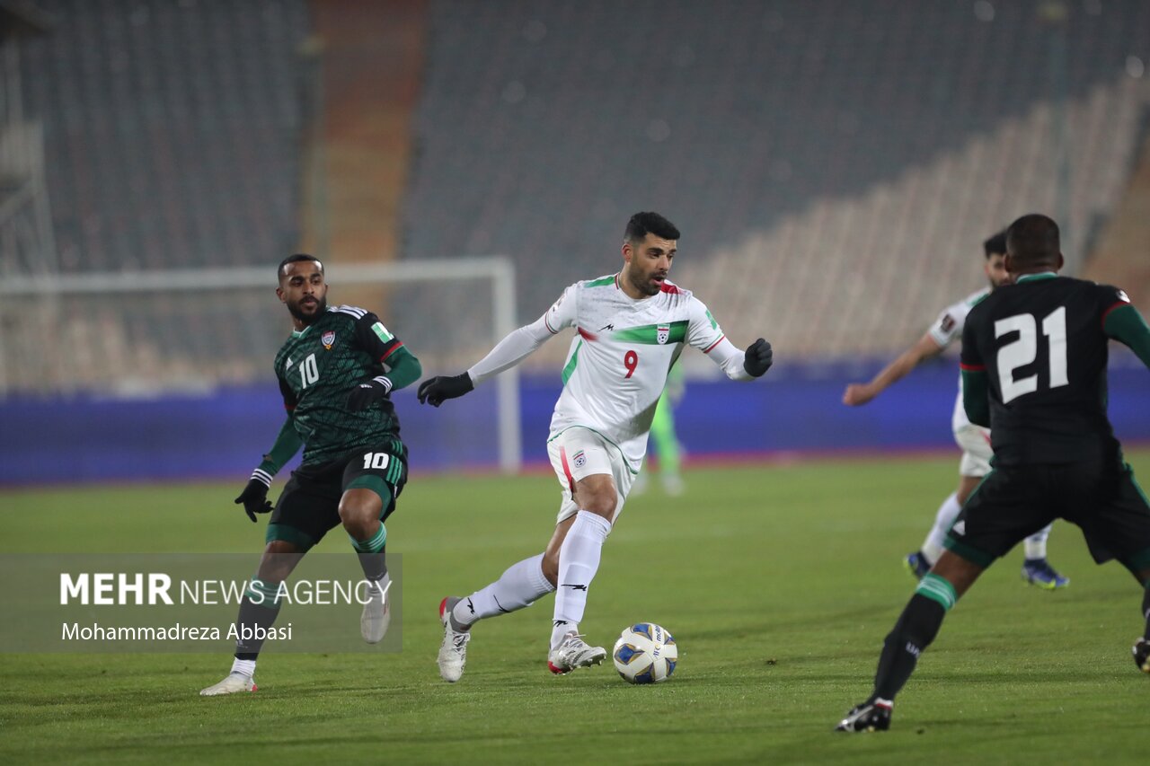 پیروزی ایران برابر امارات در نیمه اول/ طارمی بازهم شادی آفرین شد
