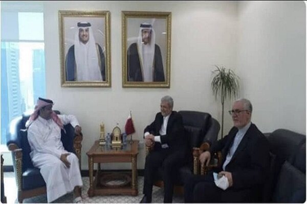 كاظمي قمي يلتقي مع الممثل الخاص لدولة قطر في شؤون أفغانستان