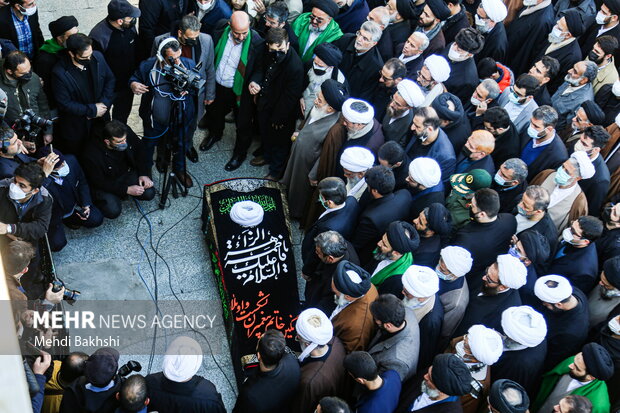 Ayatollah Safi Golpaygani funeral ceremony held in Qom