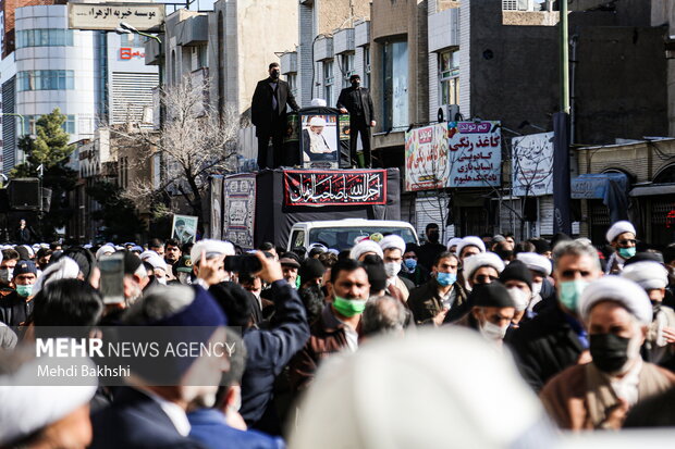 Ayatollah Safi Golpaygani funeral ceremony held in Qom