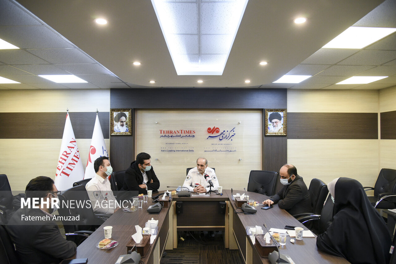 بازدید رئیس اورژانس کشور در خبرگزاری مهر