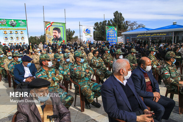 گلباران مزار متبرک شهدا در بجنورد