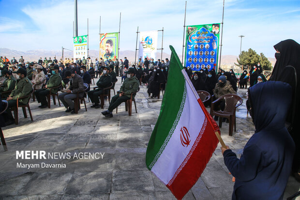 گلباران مزار متبرک شهدا در بجنورد