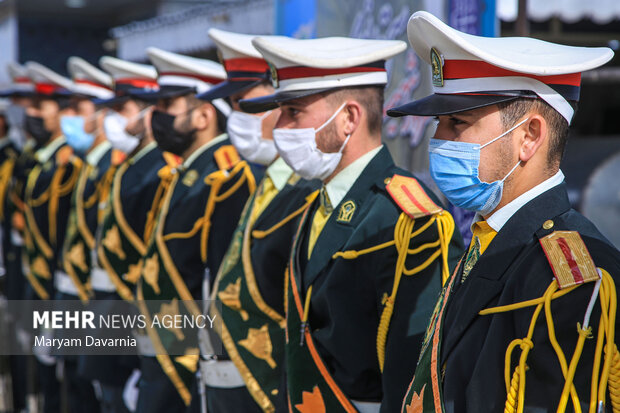 گلباران مزار متبرک شهدا در بجنورد