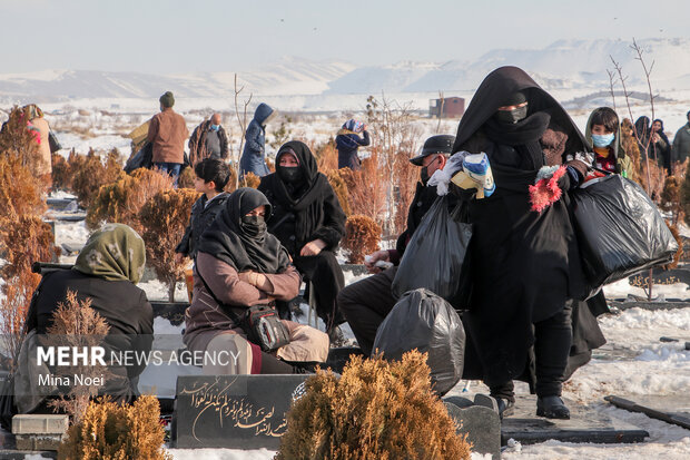 لیله الرغائب در وضعیت نارنجی شهر تبریز