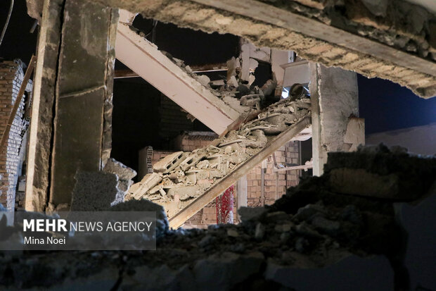  انفجار ساختمان مسکونی در منطقه یوسف آباد تبریز