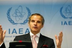  التوضيحات التي اشار إليها غروسي مدير الوكالة الدولية للطاقة الذرية في الاجتماع