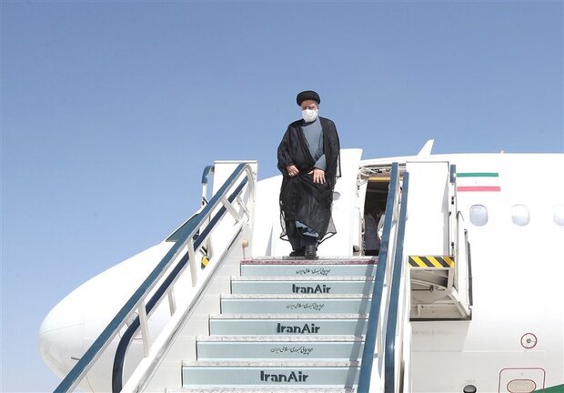 ایران کے  صدر سید ابراہیم رئيسی دوحہ پہنچ گئے