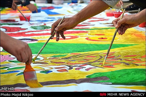 برگزاری کارگاه آموزشی هنرهای تجسمی در شهرستان درگزین