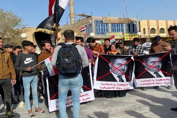 تظاهرات عراقی‌ها در اعتراض به نامزدی «زیباری» برای ریاست جمهوری