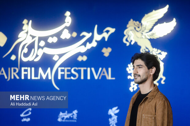  بازیگران فیلم نگهبان شب در مراسم پیش از اکران فیلم خود در هفتمین روز چهلمین جشنواره فیلم فجر در برج میلاد تهران حضور دارند