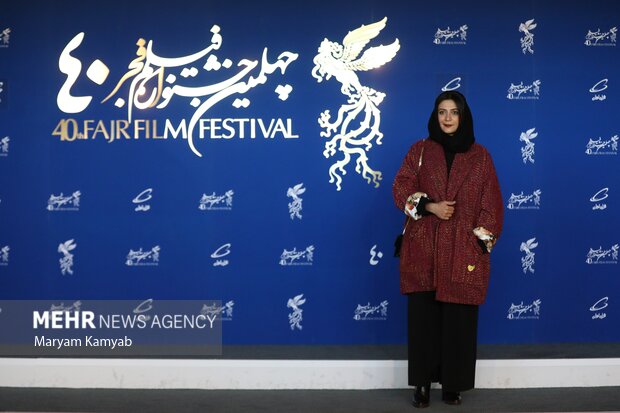 الهام کردا بازیگر فیلم بدون قرار قبلی در مراسم پیش از اکران این فیلم در هشتمین روز چهلمین جشنواره فیلم فجر حضور دارد
