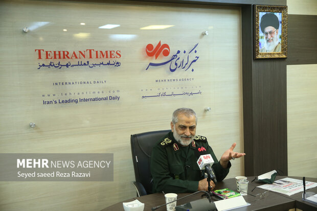 Gen. Shekarchi visits Mehr News Agency 