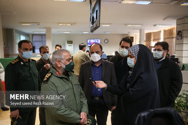 Gen. Shekarchi visits Mehr News Agency 