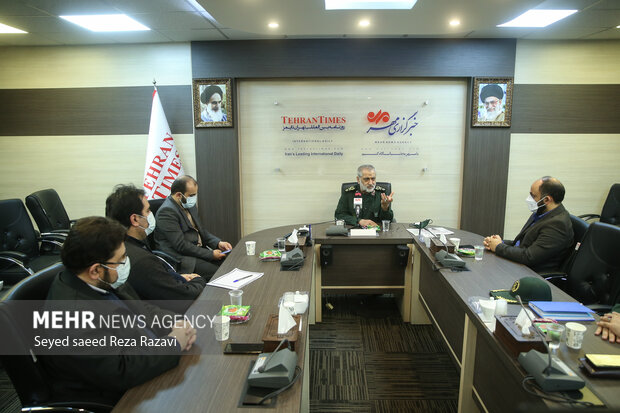 Gen. Shekarchi visits Mehr News Agency 




 مهر