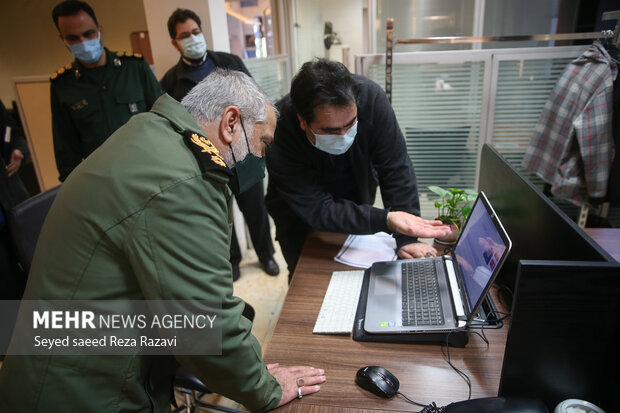 Gen. Shekarchi visits Mehr News Agency 