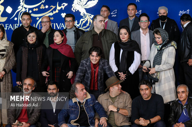 عوامل و بازیگران  فیلم ۲۸۸۸ در مراسم پیش از اکران فیلم خود در نهمین روز چهلمین جشنواره فیلم فجر حضور دارد